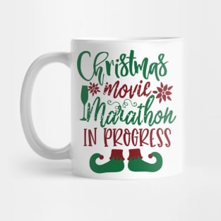 Christmas Movie Marathon In Progress Mug